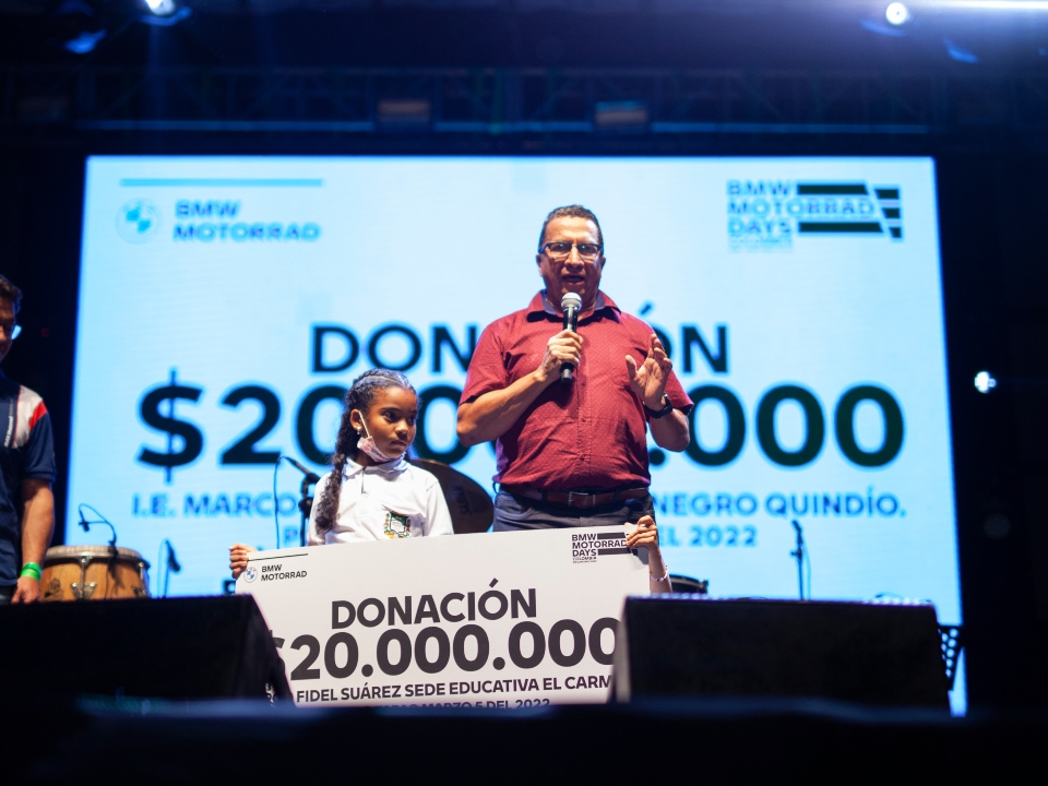 DONACIÓN BMW MOTORRAD DAYS COLOMBIA 2022