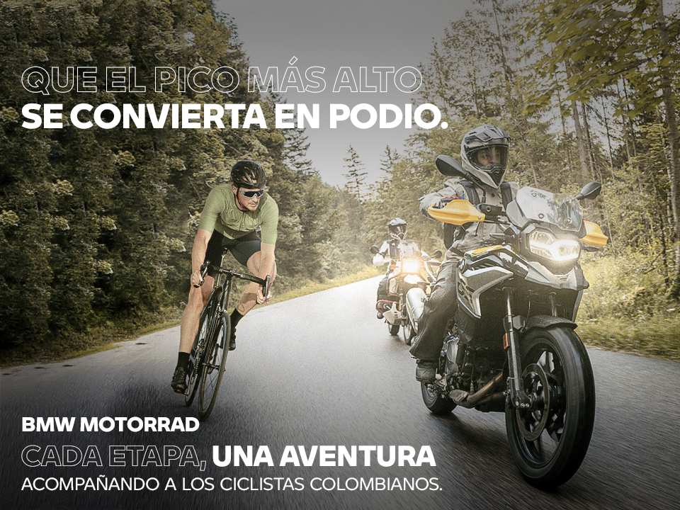 BMW MOTORRAD acompaña el ciclismo colombiano