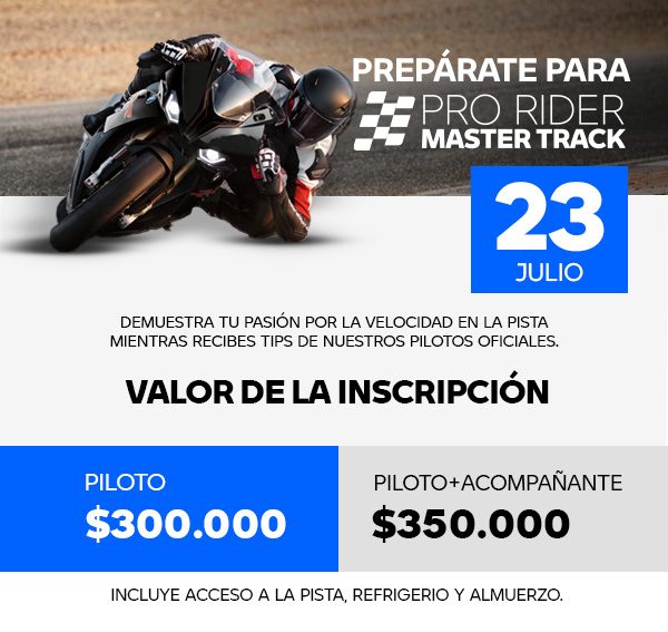 PRO RIDER – Master track 2025.