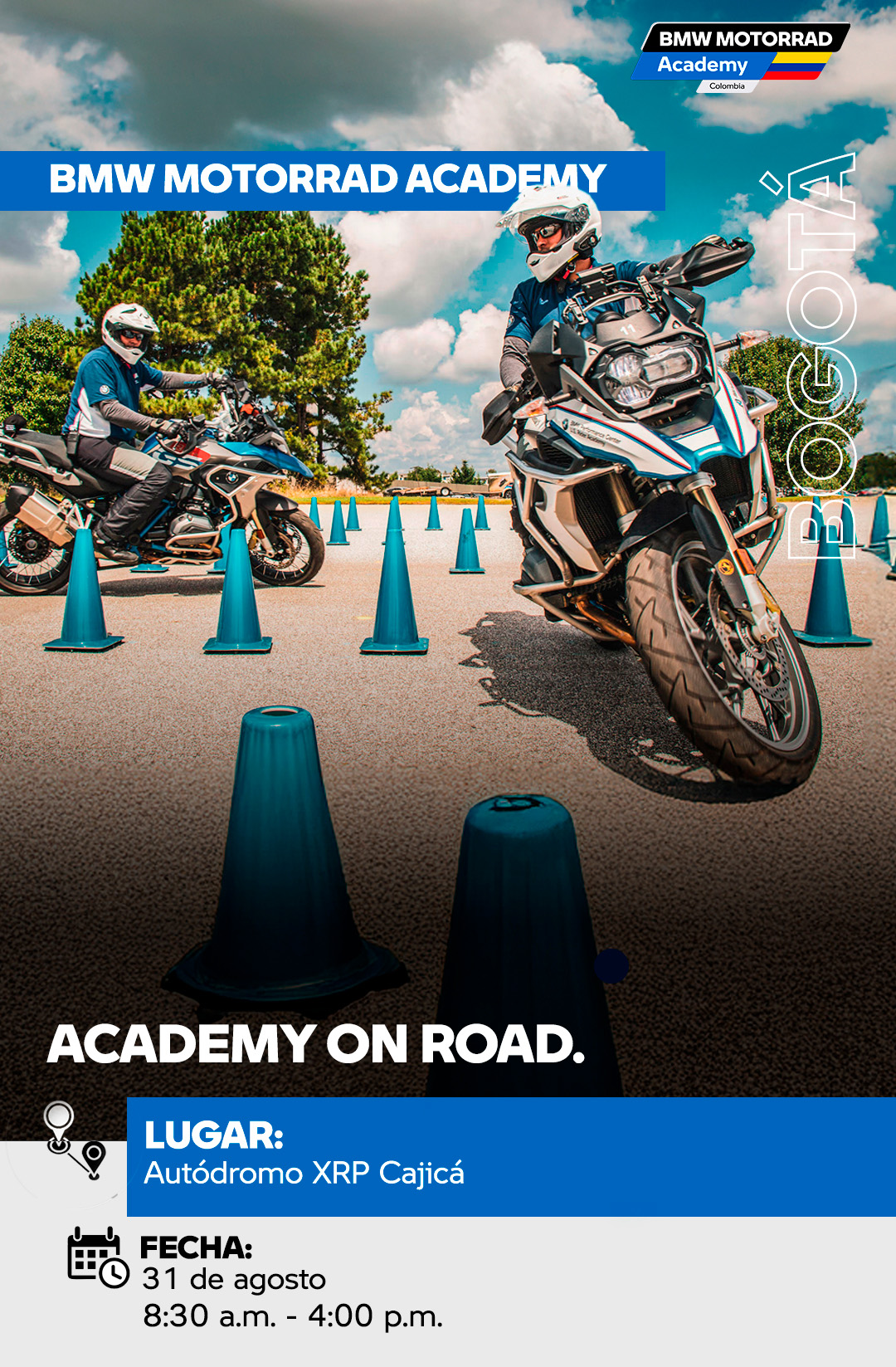 ENTRENAMIENTO ON ROAD BOGOTÁ – 31 de agosto.